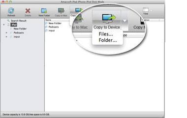 copy data between iphone,ipod